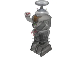 Lost in Space Robot 3D Model preview