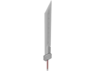 Buster Blade 3D Model preview