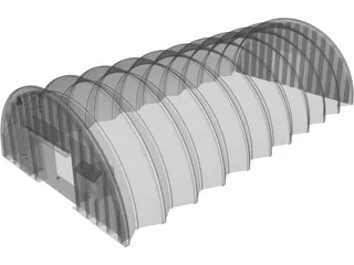 Hangar 3D Model preview