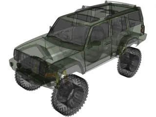 Jeep Commander [Lifted] 3D Model preview