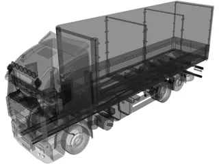 Iveco Stralis 3D Model preview