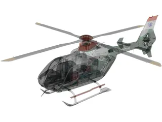 Eurocopter EC-135 3D Model preview