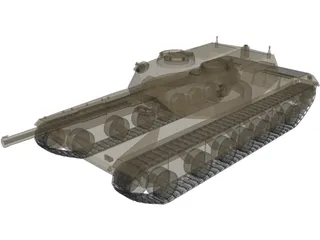 Gryphon Tank 3D Model preview