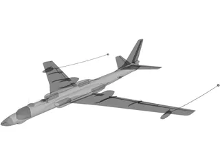 Xian H-6 3D Model preview
