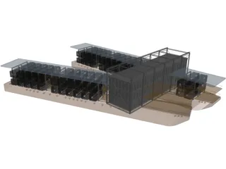 Botel 3D Model preview