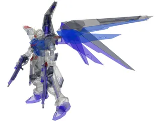 Gundam Freedom 3D Model preview