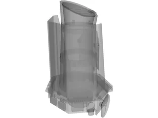 Kepler Telescope 3D Model preview