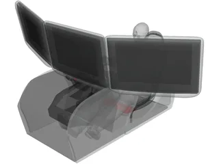 Driving Simulator 3D Model preview