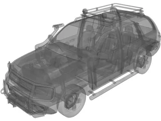 Chevrolet Blazer [Tuned] 3D Model preview