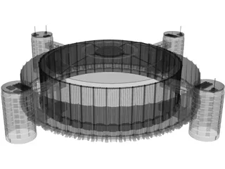 Building 3D Model preview