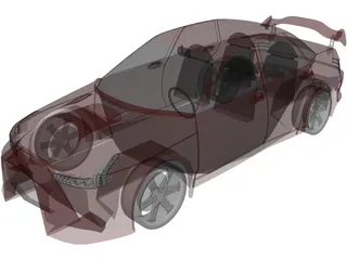 VAZ 2110 Evolution Concept 3D Model preview