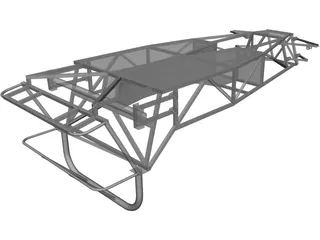 Frame Lotus Seven 3D Model preview