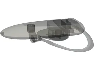 Motorola Bluetooth Earpiece 3D Model preview