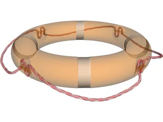 Life Belt 3D Model preview