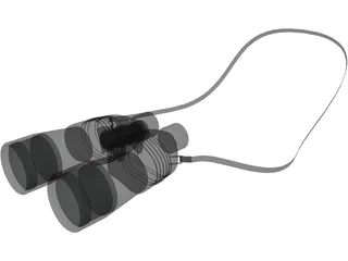 Binoculars 3D Model preview