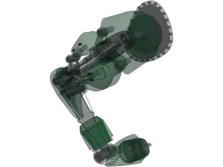 Robot Arm 3D Model preview