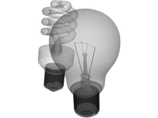 Light Bulbs 3D Model preview