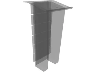 Pulpit 3D Model preview