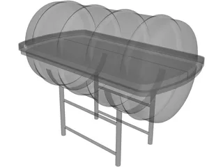 Life Raft 3D Model preview