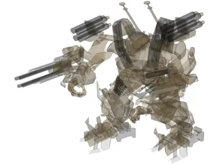 Transformers Brawl 3D Model preview