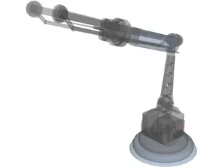 Robot Arm 3D Model preview
