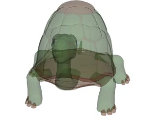 Turtle Toy 3D Model preview