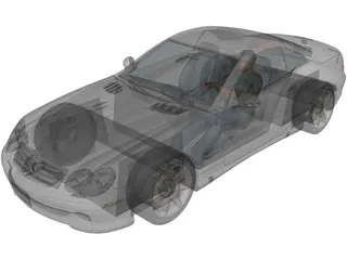 Mercedes-Benz SL500 3D Model preview