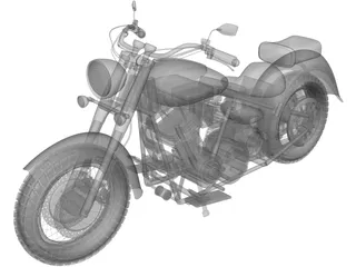 Harley-Davidson 3D Model preview