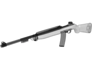 M1 .30 Carbine 3D Model preview