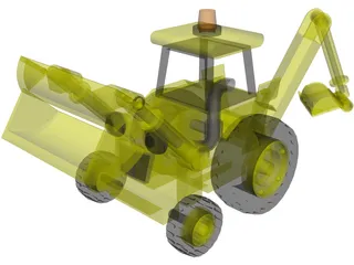 Loader Scoop 3D Model preview