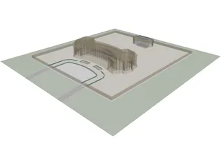 Italian Palace 3D Model preview