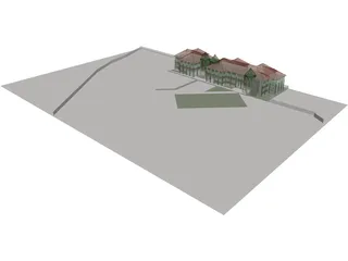 School 3D Model preview