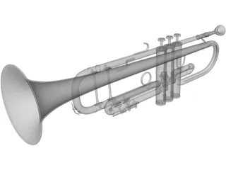 Trumpet 3D Model preview