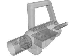Spray Gun 3D Model preview
