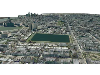 New Jersey City 3D Model preview