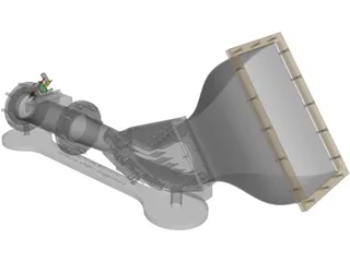 Supersonic Cascade Test Rig 3D Model preview