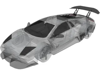 Lamborghini Murcielago LP670-4 SV 3D Model preview