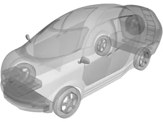 Edag Blaze Concept 3D Model preview