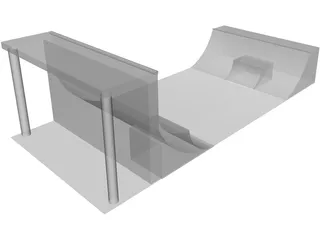 Halfpipe 3D Model preview