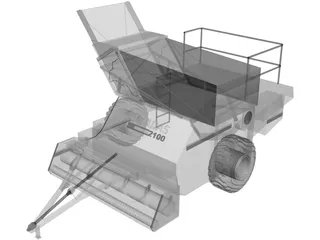 Amadas 2100 Farm Machine for Nuts 3D Model preview