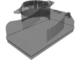 Peristaltic Valve 3D Model preview