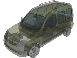 Renault Kangoo 3D Model preview