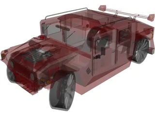 Hummer [Tuned] 3D Model preview