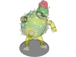 Bowser 3D Model preview