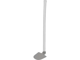 Farm Hoe 3D Model preview