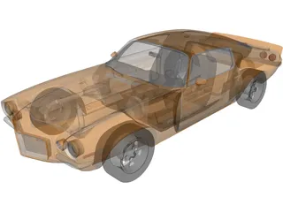 Chevrolet Camaro Z28 (1972) 3D Model preview