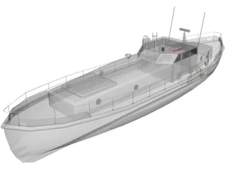 Solent Class Lifeboat 3D Model preview