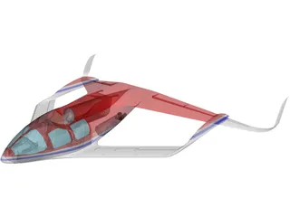 Experimental VTOL Plane 3D Model preview