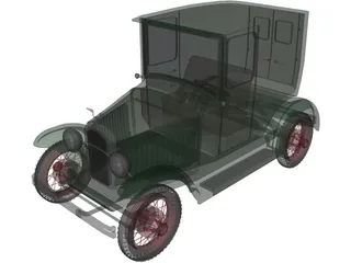 Packard Panel (1922) 3D Model preview