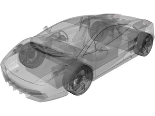 Lamborghini Gallardo 3D Model preview